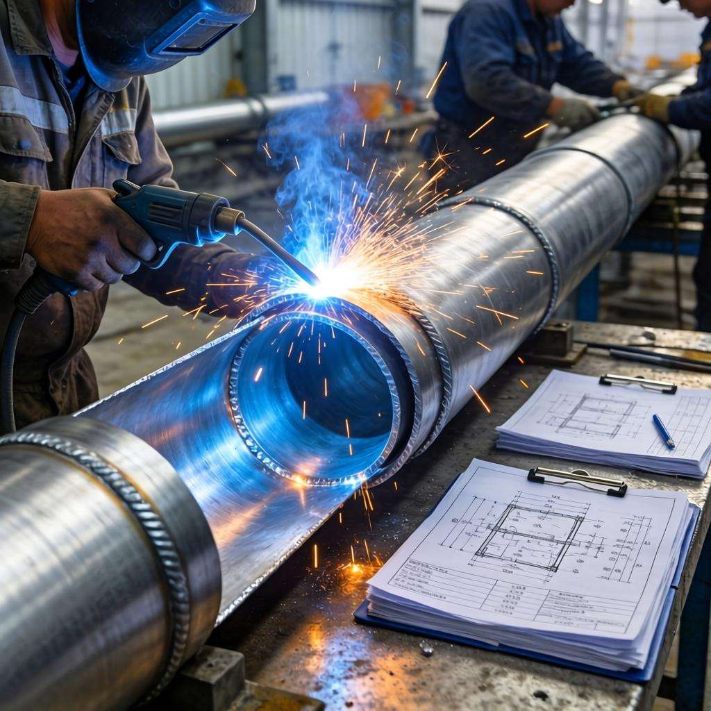 取水头沉管施工现场报道第一张图