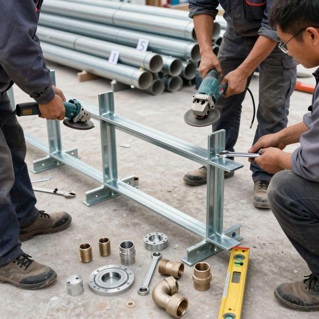 取水头沉管施工现场报道第二张图