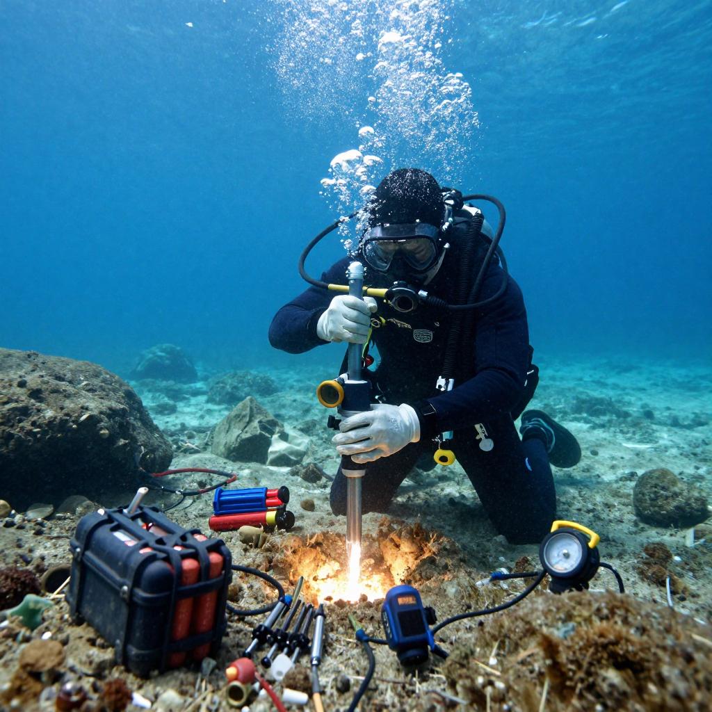 看似下沉一根管道，背后却藏着整套水下爆破沉管术第一张图