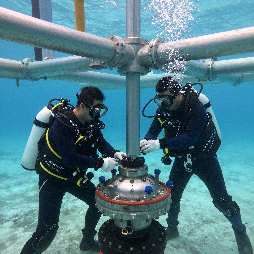 水下取水头安装筑牢供水防线第一张图