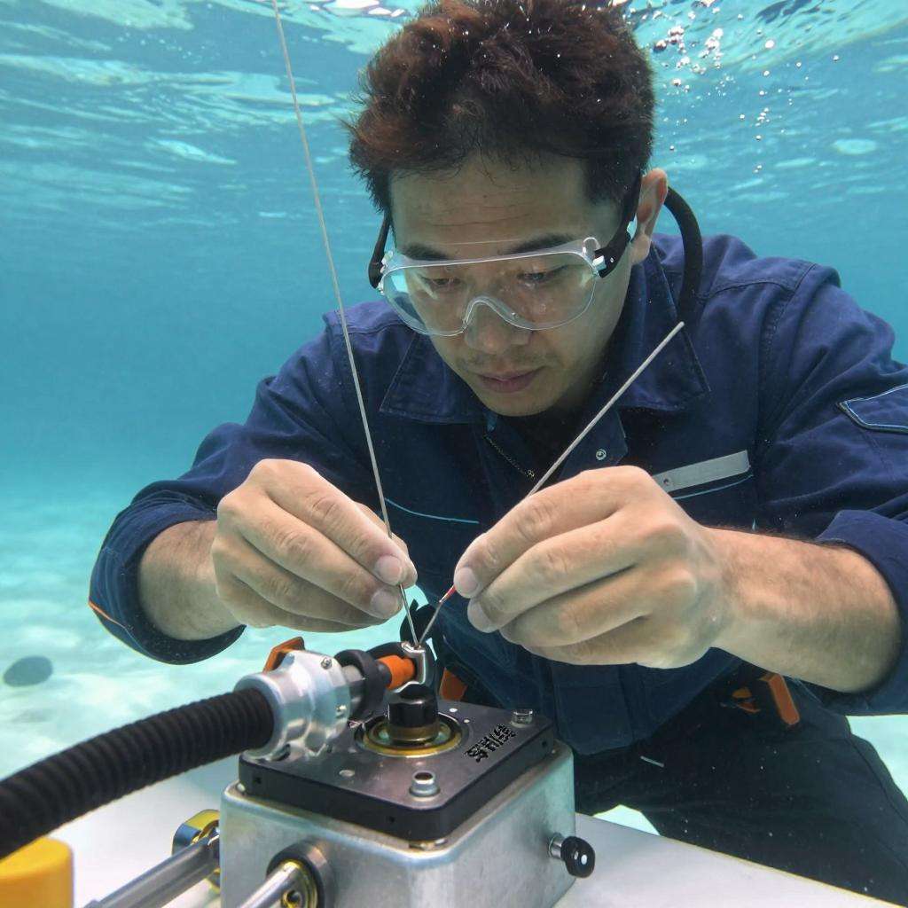 "穿针引线”的水下法兰安装(图1)