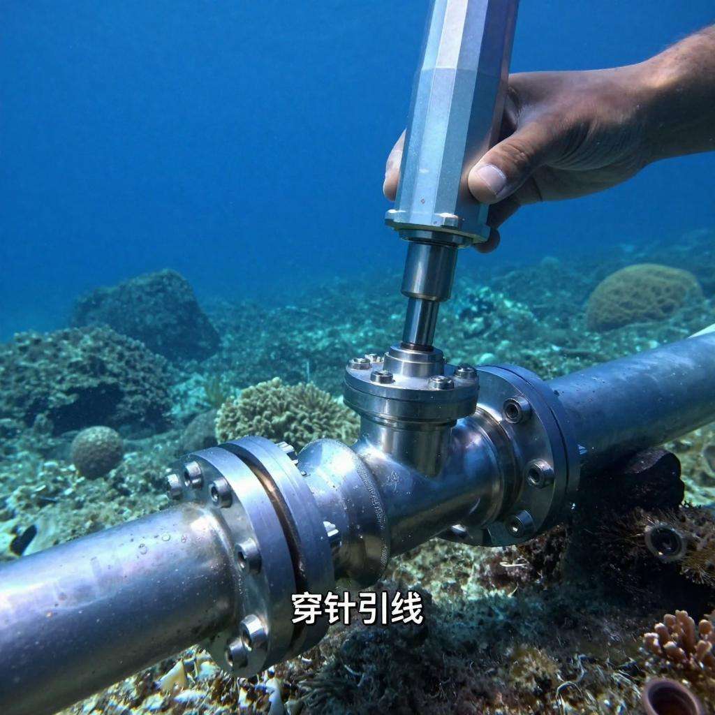 "穿针引线”的水下法兰安装(图4)