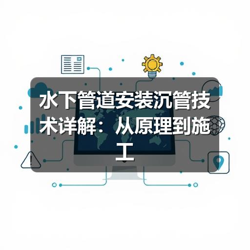 水下管道安装如何高效稳定?沉管法全流程解析-玄熵星行水下(图2) 水下管道安装沉管技术详解:从原理到施工全流程