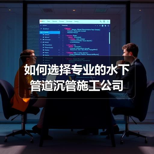如何选择靠谱沉管施工公司?关键四维评估法-玄熵星行水下(图3) 如何选择专业的水下管道沉管施工公司
