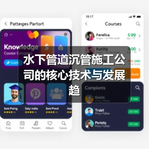 如何选择可靠水下管道沉管施工公司?-玄熵星行水下(图2) 水下管道沉管施工公司的核心技术与发展趋势