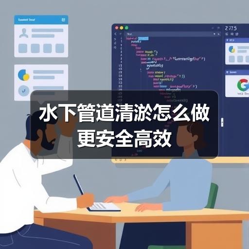 水下管道清淤怎么做更安全高效