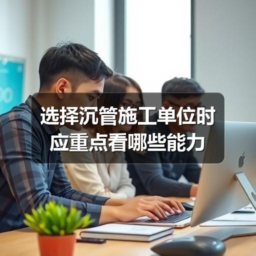 如何科学选择沉管施工单位?关键维度全解析-玄熵星行水下(图1) 选择沉管施工单位时应重点看哪些能力
