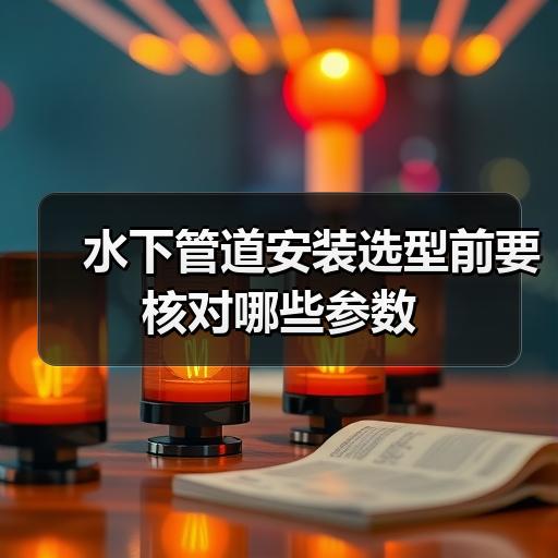 水下管道安装选型前要核对哪些参数
