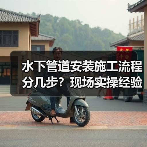水下管道安装施工流程分几步？现场实操经验拆解